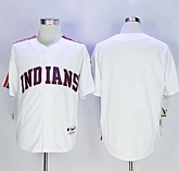 Cleveland Indians Blank White 1978 Turn Back The Clock Stitched MLB Jersey,baseball caps,new era cap wholesale,wholesale hats