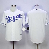 Kansas City Royals Blank White Cool Base Stitched MLB Jersey,baseball caps,new era cap wholesale,wholesale hats