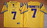 LSU Tigers #7 Leonard Fournette Gold Limited Stitched NCAA Jersey,baseball caps,new era cap wholesale,wholesale hats