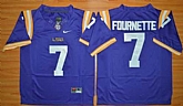LSU Tigers #7 Leonard Fournette Purple Limited Stitched NCAA Jersey,baseball caps,new era cap wholesale,wholesale hats