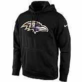 Men's Baltimore Ravens Nike Black KO Logo Essential Hoodie,baseball caps,new era cap wholesale,wholesale hats