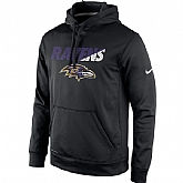 Men's Baltimore Ravens Nike Black Kick Off Staff Performance Pullover Hoodie,baseball caps,new era cap wholesale,wholesale hats