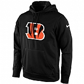 Men's Cincinnati Bengals Nike Black KO Logo Essential Hoodie,baseball caps,new era cap wholesale,wholesale hats