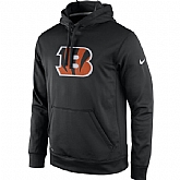 Men's Cincinnati Bengals Nike Black Practice Performance Pullover Hoodie,baseball caps,new era cap wholesale,wholesale hats