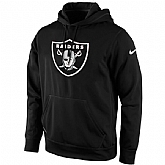 Men's Oakland Raiders Nike Black KO Logo Essential Hoodie,baseball caps,new era cap wholesale,wholesale hats