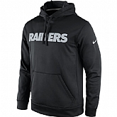 Men's Oakland Raiders Nike Black KO Wordmark Performance Hoodie,baseball caps,new era cap wholesale,wholesale hats