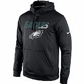 Men's Philadelphia Eagles Nike Black Kick Off Staff Performance Pullover Hoodie,baseball caps,new era cap wholesale,wholesale hats