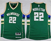 Milwaukee Bucks #22 Khris Middleton Green Stitched NBA Jersey,baseball caps,new era cap wholesale,wholesale hats