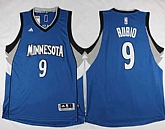 Minnesota Timberwolves #9 Ricky Rubio Revolution 30 Blue Stitched NBA Jersey,baseball caps,new era cap wholesale,wholesale hats