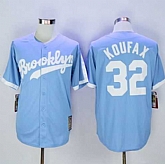 Mitchell And Ness Los Angeles Dodgers #32 Sandy Koufax Light Blue Throwback Stitched MLB Jersey,baseball caps,new era cap wholesale,wholesale hats