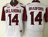 Oklahoma Sooners #14 Sam Bradford White New XII Stitched NCAA Jersey,baseball caps,new era cap wholesale,wholesale hats