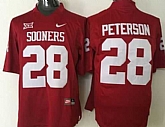 Oklahoma Sooners #28 Adrian Peterson Red Stitched NCAA Jersey,baseball caps,new era cap wholesale,wholesale hats