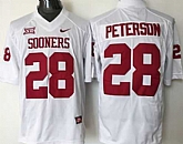 Oklahoma Sooners #28 Adrian Peterson White Stitched NCAA Jersey,baseball caps,new era cap wholesale,wholesale hats
