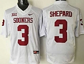 Oklahoma Sooners #3 Sterling Shepard White XII Stitched NCAA Jersey,baseball caps,new era cap wholesale,wholesale hats