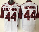 Oklahoma Sooners #44 Brian Bosworth White New XII Stitched NCAA Jersey,baseball caps,new era cap wholesale,wholesale hats