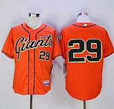 San Francisco Giants #29 Jeff Samardzija Orange Alternate Cool Base Stitched MLB Jersey,baseball caps,new era cap wholesale,wholesale hats