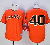 San Francisco Giants #40 Madison Bumgarner Orange Old Style Giants Stitched MLB Jersey,baseball caps,new era cap wholesale,wholesale hats