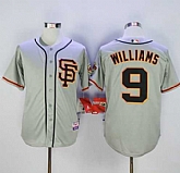 San Francisco Giants #9 Matt Williams Gray Cool Base Road 2 Stitched MLB Jersey,baseball caps,new era cap wholesale,wholesale hats