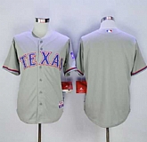 Texas Rangers Blank Gray 40th Anniversary Patch Cool Base Stitched MLB Jersey,baseball caps,new era cap wholesale,wholesale hats