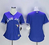 Women Toronto Blue Jays Blank Blue Fashion Stitched MLB Jersey,baseball caps,new era cap wholesale,wholesale hats