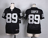 Glued Women Nike Oakland Raiders #89 Cooper Black Team Color Game Jersey WEM,baseball caps,new era cap wholesale,wholesale hats