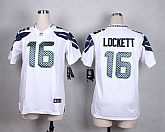 Glued Women Nike Seattle Seahawks #16 Lockett White Team Color Game Jersey WEM,baseball caps,new era cap wholesale,wholesale hats