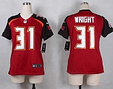 Glued Women Nike Tampa Bay Buccaneers #31 Major Wright Red Team Color Team Color Game Jersey WEM,baseball caps,new era cap wholesale,wholesale hats