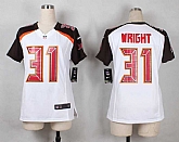 Glued Women Nike Tampa Bay Buccaneers #31 Major Wright White Team Color Team Color Game Jersey WEM,baseball caps,new era cap wholesale,wholesale hats