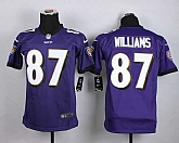 Glued Youth Nike Baltimore Ravens #87 Williams Purple Team Color Game Jersey WEM,baseball caps,new era cap wholesale,wholesale hats