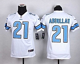 Glued Youth Nike Detroit Lions #21 Ameer Abdullah White Team Color Game Jersey WEM