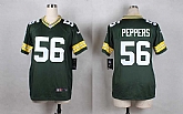 Glued Youth Nike Green Bay Packers #56 Peppers Green Team Color Game Jersey WEM
