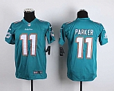Glued Youth Nike Miami Dolphins #11 DeVante Parker Green Team Color Game Jersey WEM,baseball caps,new era cap wholesale,wholesale hats