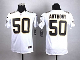 Glued Youth Nike New Orleans Saints #50 Stephone Anthony White Team Color Game Jersey WEM