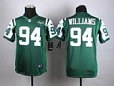 Glued Youth Nike New York Jets #94 Leonard Williams Green Team Color Game Jersey WEM,baseball caps,new era cap wholesale,wholesale hats