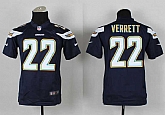 Glued Youth Nike San Diego Chargers #22 Verrett Light Navy Blue Team Color Game Jersey WEM,baseball caps,new era cap wholesale,wholesale hats