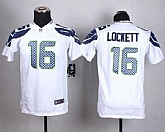 Glued Youth Nike Seattle Seahawks #16 Lockett White Team Color Game Jersey WEM,baseball caps,new era cap wholesale,wholesale hats