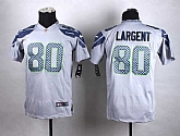 Glued Youth Nike Seattle Seahawks #80 Steve Largent Gray Team Color Game Jersey WEM,baseball caps,new era cap wholesale,wholesale hats