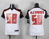 Glued Youth Nike Tampa Bay Buccaneers #58 Kwon Alexander White Team Color Team Color Game Jersey WEM,baseball caps,new era cap wholesale,wholesale hats