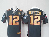 Nike New England Patriots #12 Tom Brady Navy Blue Super Bowl 50TH Collection Game Jerseys,baseball caps,new era cap wholesale,wholesale hats