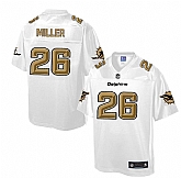 Printed Nike Miami Dolphins #26 Miller White Men's NFL Pro Line Fashion Game Jersey,baseball caps,new era cap wholesale,wholesale hats