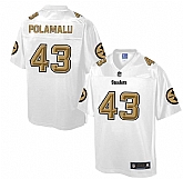 Printed Nike Pittsburgh Steelers #43 Troy Polamalu White Men's NFL Pro Line Fashion Game Jersey,baseball caps,new era cap wholesale,wholesale hats