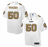 Printed Nike Pittsburgh Steelers #50 Ryan Shazier White Men's NFL Pro Line Fashion Game Jersey,baseball caps,new era cap wholesale,wholesale hats