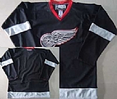 Men Detroit Red Wings Customized Black Ice Stitched Hockey Jersey,baseball caps,new era cap wholesale,wholesale hats
