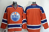 Men Edmonton Oilers Customized Orange Stitched Hockey Jersey,baseball caps,new era cap wholesale,wholesale hats