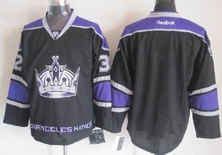 Men Los Angeles Kings Customized Black Third Stitched Hockey Jersey