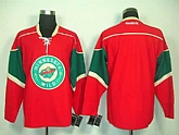 Men Minnesota Wild Customized Red Stitched Hockey Jersey,baseball caps,new era cap wholesale,wholesale hats