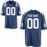 Men Nike Indianapolis Colts Customized Blue Team Color Stitched NFL Game Jersey,baseball caps,new era cap wholesale,wholesale hats