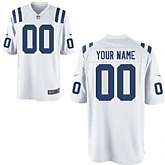 Men Nike Indianapolis Colts Customized White Team Color Stitched NFL Game Jersey,baseball caps,new era cap wholesale,wholesale hats