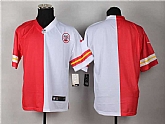 Men Nike Kansas City Chiefs Customized Red-White Split Stitched NFL Elite Jersey,baseball caps,new era cap wholesale,wholesale hats