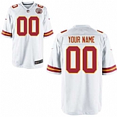 Men Nike Kansas City Chiefs Customized White Team Color Stitched NFL Game Jersey,baseball caps,new era cap wholesale,wholesale hats